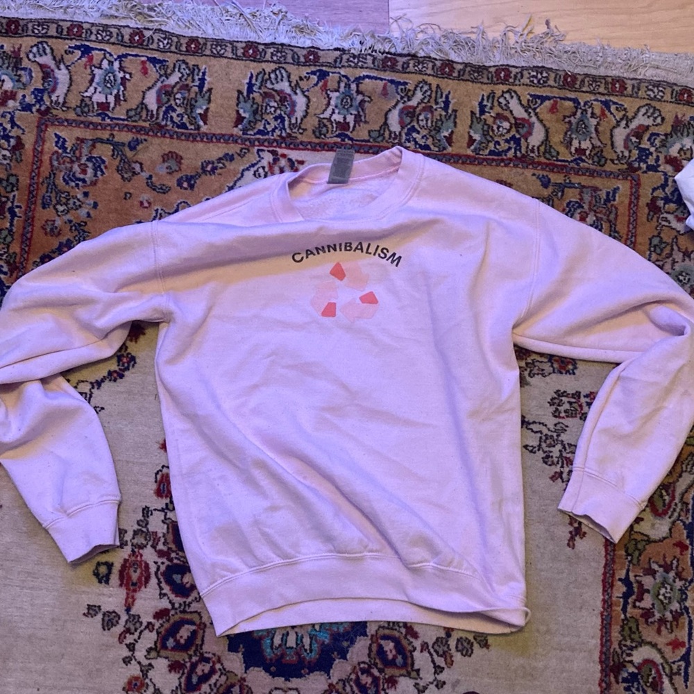 cannibalism crew neck